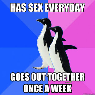 Socially Awkward Couple