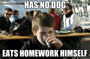 Lazy Primary School Student
