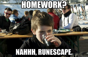 Lazy Primary School Student