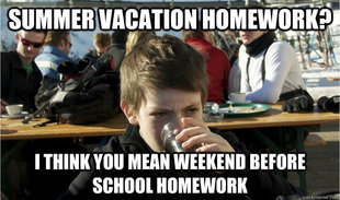 Lazy Elementary Student