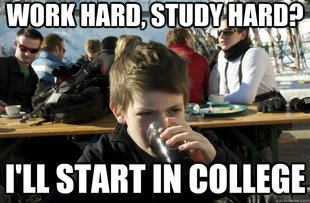 Lazy Primary School Student