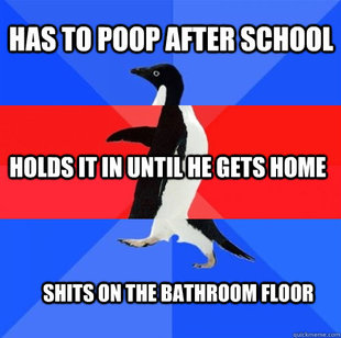 Socially Awkward Awesome Awkward Penguin