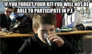 Lazy Elementary Student
