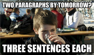 Lazy Elementary Student