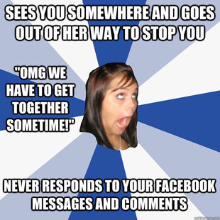Annoying Facebook Girl