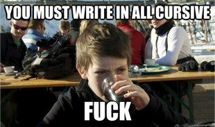 Lazy Elementary Student