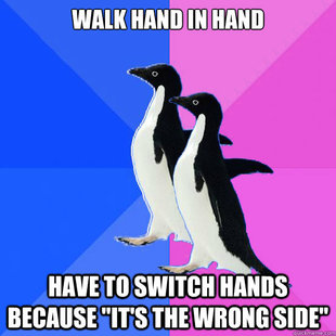 Socially Awkward Couple
