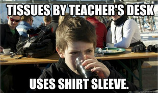 Lazy Elementary Student