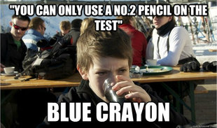 Lazy Elementary Student
