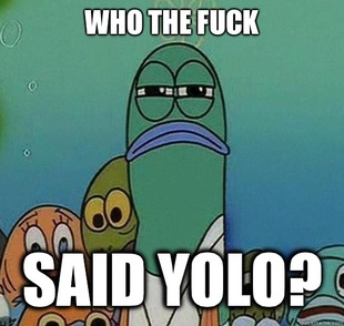 Serious fish SpongeBob