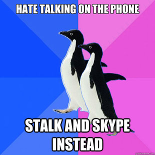 Socially Awkward Couple