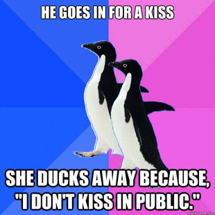 Socially Awkward Couple