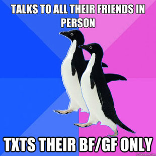 Socially Awkward Couple