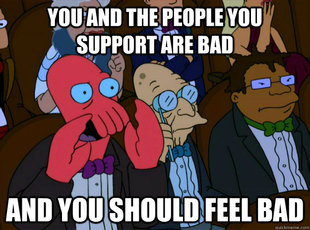 And you should feel bad
