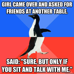 Socially Awkward Awesome Penguin