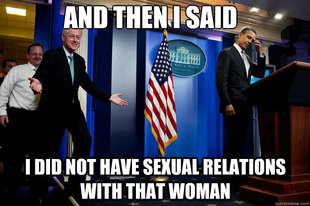 Inappropriate Timing Bill Clinton