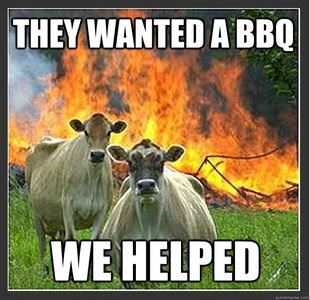 Evil cows