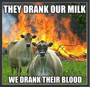 Evil cows