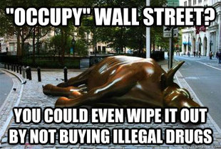 Blatantly Lying Wall Street Bull