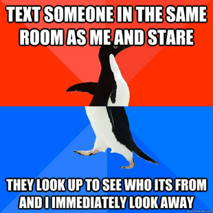 Socially Awesome Awkward Penguin