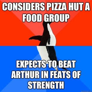 Socially Awesome Awkward Penguin