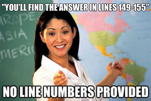 Unhelpful High School Teacher