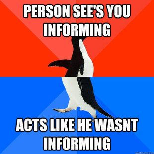 Socially Awesome Awkward Penguin