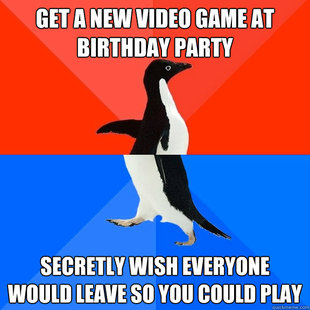 Socially Awesome Awkward Penguin
