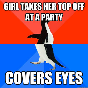 Socially Awesome Awkward Penguin