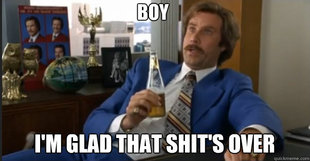 Ron Burgandy escalated quickly