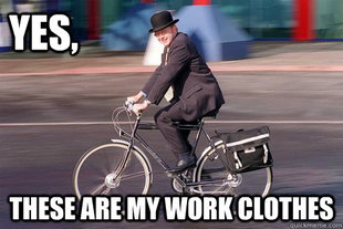 rode a bike