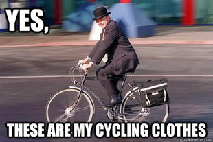 rode a bike