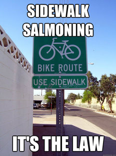 Sidewalk Salmoning