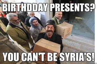 happy syrian