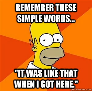 Advice Homer