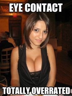 Eye contact