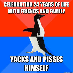 Socially Awesome Awkward Penguin