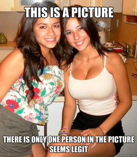 Epic Eye Contact Girl