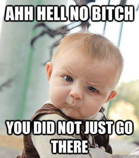 skeptical baby