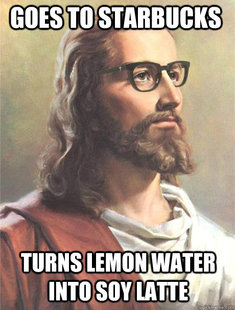 Hipster jesus