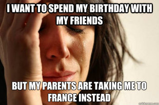 First World Problems