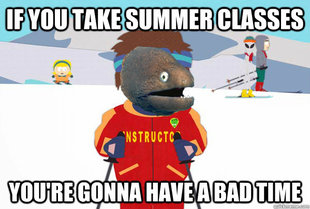 Bad Joke Ski Instructor Eel