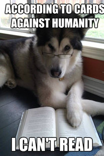 Condescending Literary Pun Dog