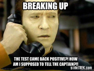 breaking up