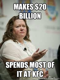 Scumbag Gina Rinehart