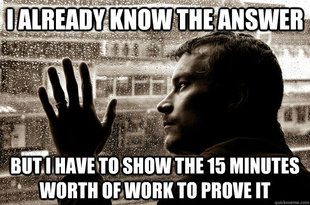 Over-Educated Problems