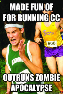 Intense Cross Country Kid