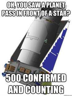 unimpressed kepler space telescope