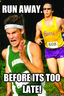 Intense Cross Country Kid