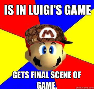 Scumbag Mario - Lugies mansion.